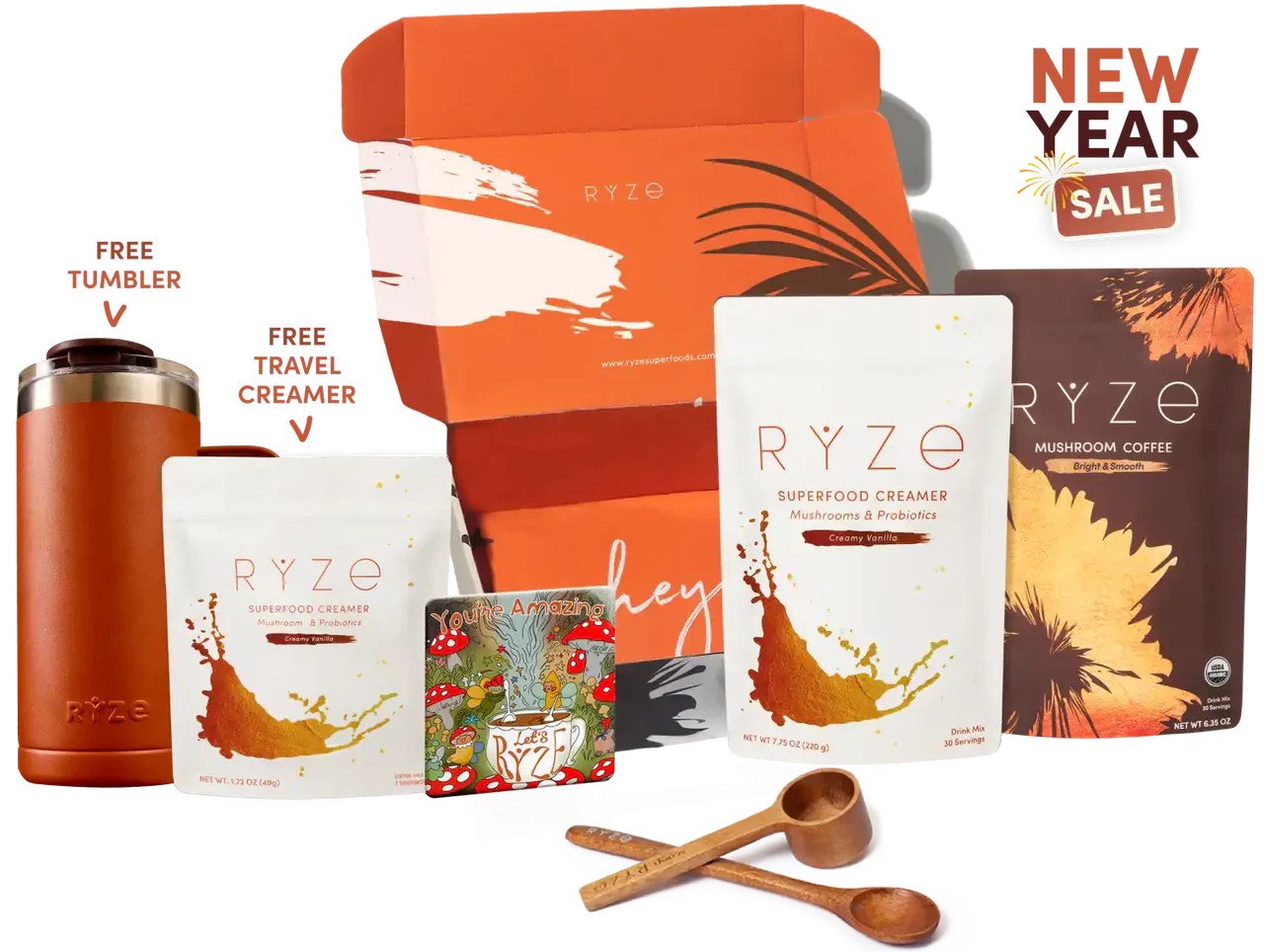 RYZE n Shine Bundle (Coffee + Creamer) Plus M6B94